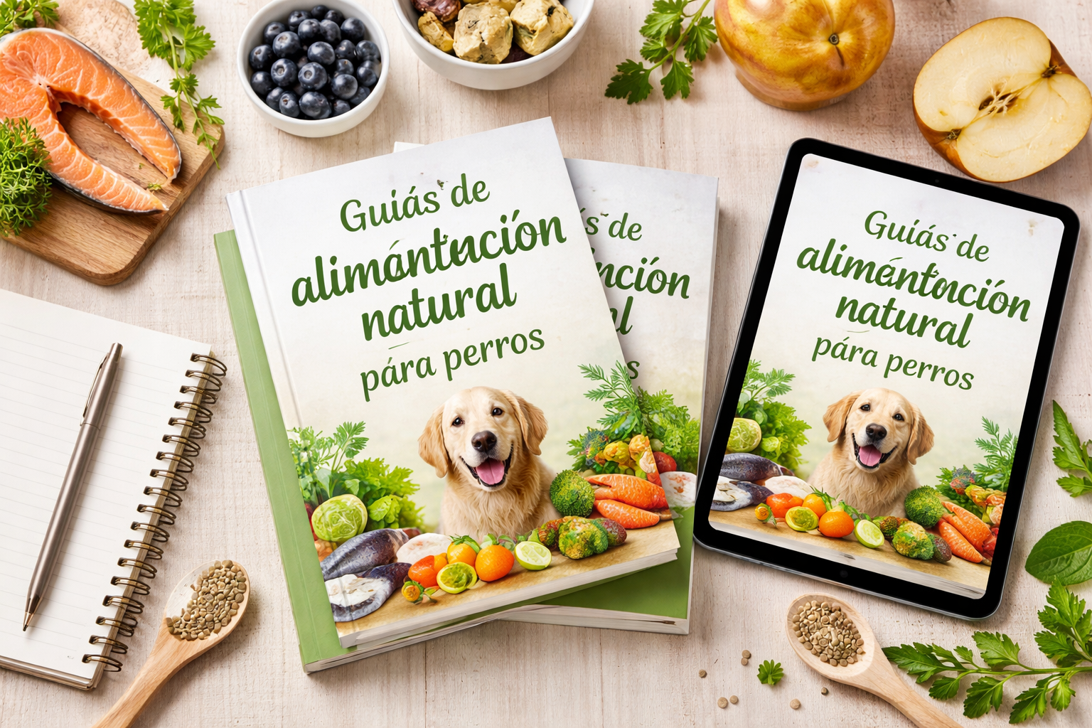ebooks guías alimentación natural para perros